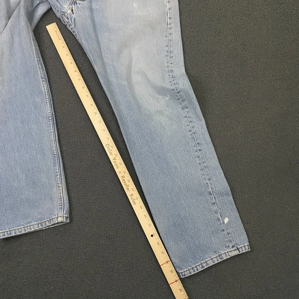 Vintage Levis 501 Jeans Mens FITS Men 33x30 Denim Button Fly Distressed Made USA